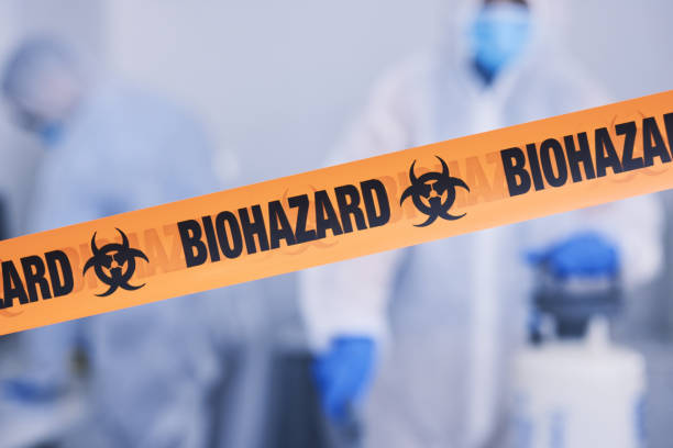 Professional Biohazard technician working in Fairview, TX